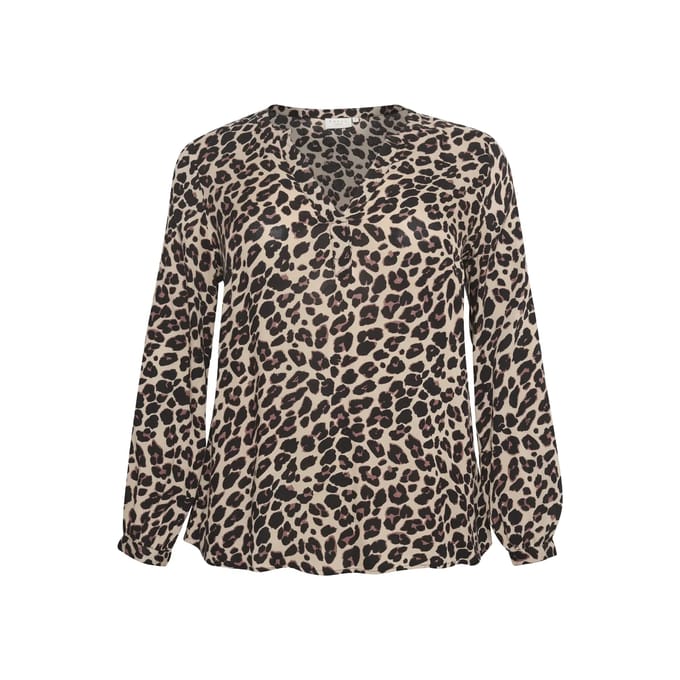 Damesblouse met lange mouwen KAFFE Curve Mirta Tilly