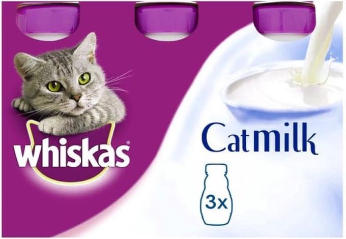 10x Whiskas Catmilk 3-Pack Melk - Kattensnack - (10x 3x200 ml)