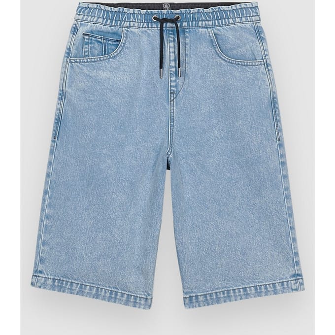 Volcom Freazy Loose Denim Ew Kids Korte Broek blauw