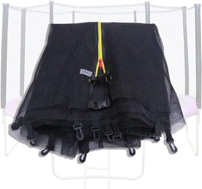 Trampoline veiligheidsnet - Vervangend net - Veilig spelen - Scheurbestendig materiaal - 3.06 meter - Geel