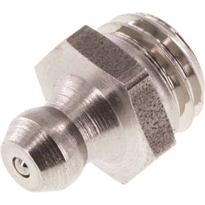 Rechte Smeernippel RVS M10x1.5 DIN 71412 [2 Stuks]