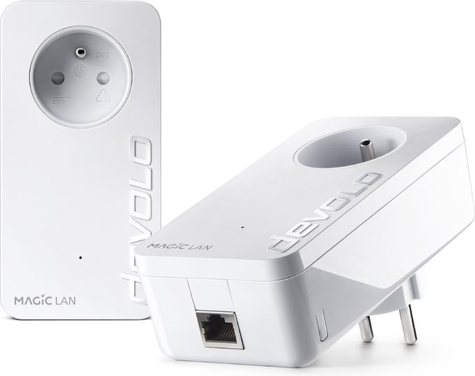 devolo Magic 1 LAN Starter Kit - powerline-adapter - tot 1.200 Mbps - 1x LAN-aansluiting - BE