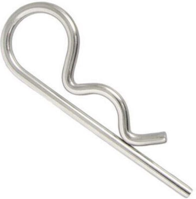 Deltafix.borgveer 3mm verzinkt.