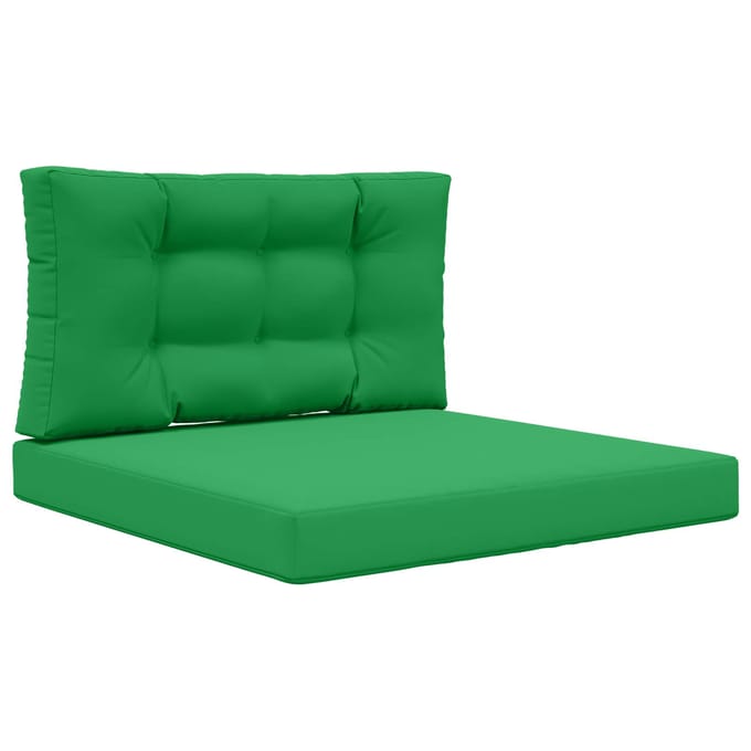 vidaXL - Buitenbankkussen - Polyester - Groen - 80 - x - 80 - cm