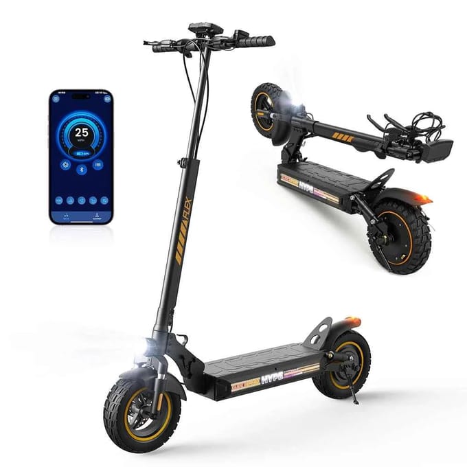 isinwheel D2 Electric Scooter 1000W Motor 48V 15.6Ah 55km Range
