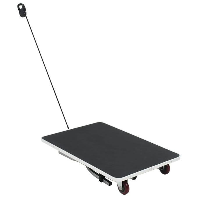 vidaXL - Draagbare - honden - kaptafel - met - wielen