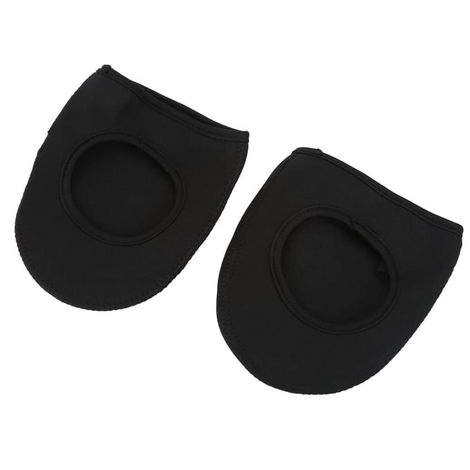 1 paire de couvre-chaussures de cyclisme coupe-vent et anti-chaleur pour vélo de course black