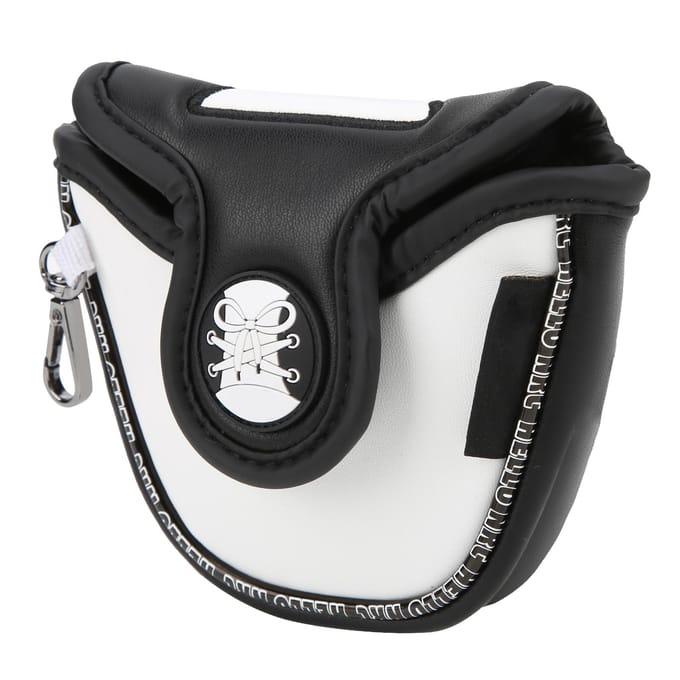 Fermeture Magnétique Personnalisée pour Couvre-Tête de Putter Maillet de Golf Cuir Synthétique noir
