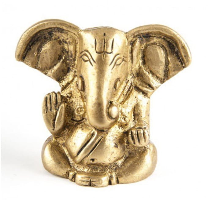 Ganesha messing 4 cm