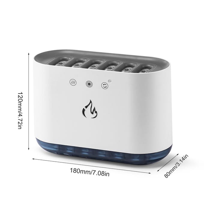 Luchtbevochtigers voor de slaapkamer 10 uur timer 900 ml aromatherapie etherische olieverspreiders 6 mistmodi Draagbaar wit