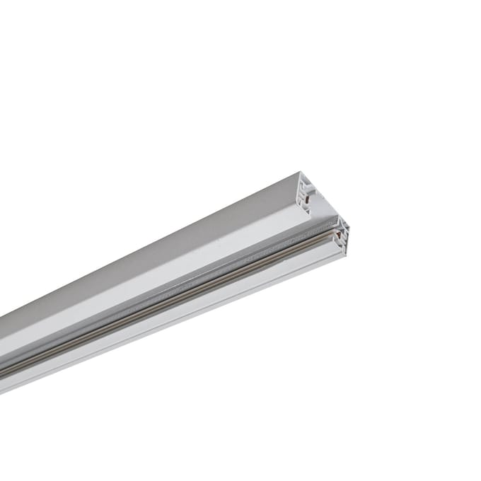 Lindby stroomrail Linaro, 2 m, wit, 1-fase railsysteem