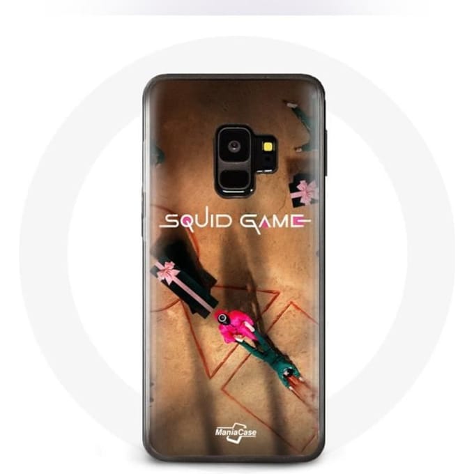 Case voor Samsung S9 plus Squid game Logo soldaat