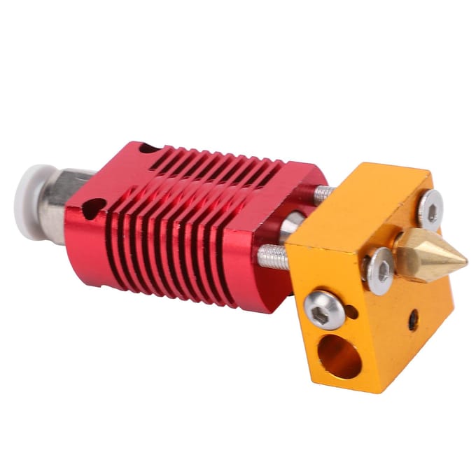 Hot-end extrusiekop, volledig metalen 3D-printeraccessoires, vervanging voor Ender33SV2 orange