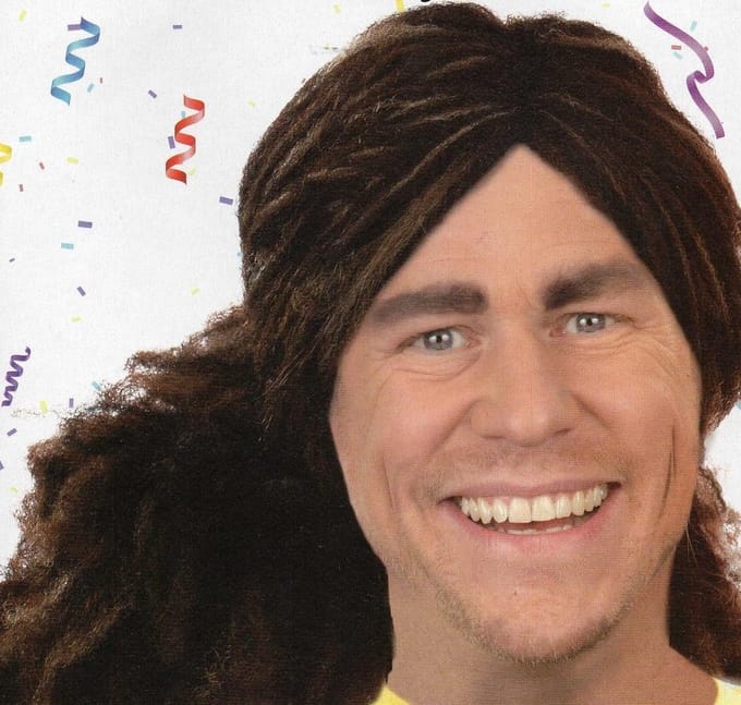Rubie's Pruik Reggae Bruin Heren