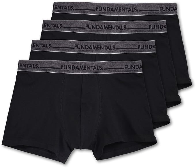 WE Fashion Heren trunk, 4 pack