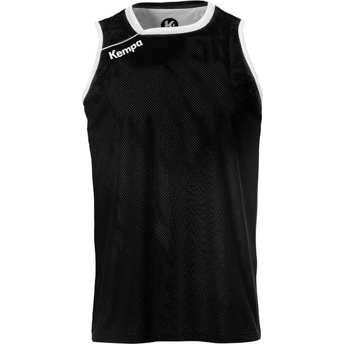 Kempa Reversible Tank Top Zwart-Wit Maat M