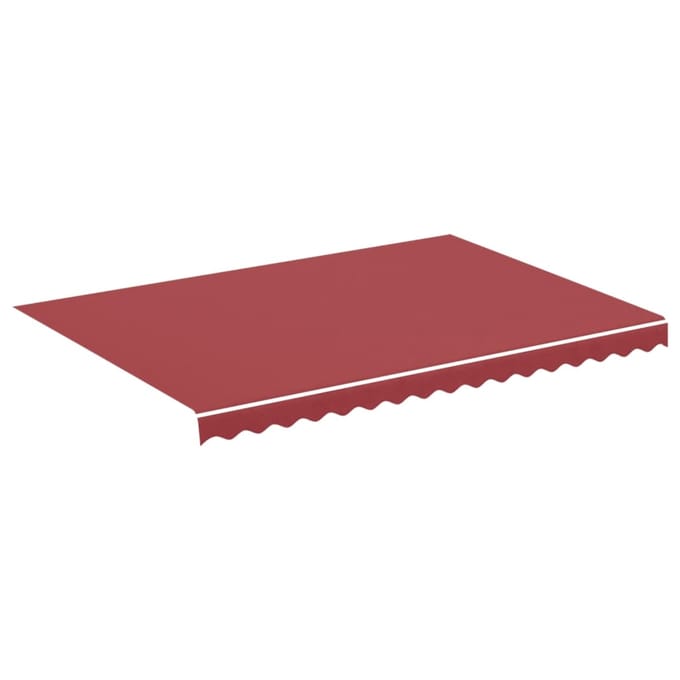 vidaXL - Vervangingsdoek - voor - luifel - 350x250 - cm - polyester - bordeauxrood