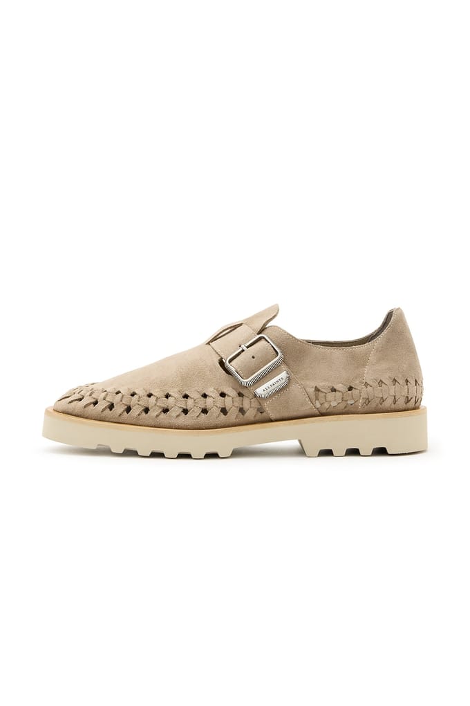 AllSaints Skiff Suede Sandal Cloudy Grey Taglia: 43 | Infradito Outlet | Uomo | Grigio