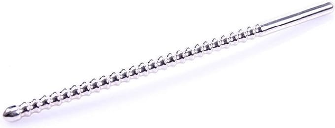 Geribbelde penis stick  / dilator - 4 mm