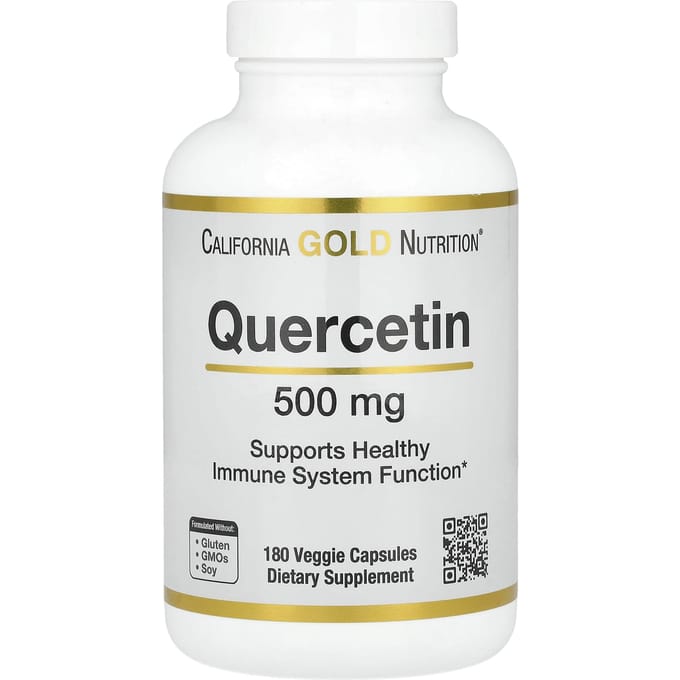 Quercetine, 500 mg, 180 plantaardige capsules