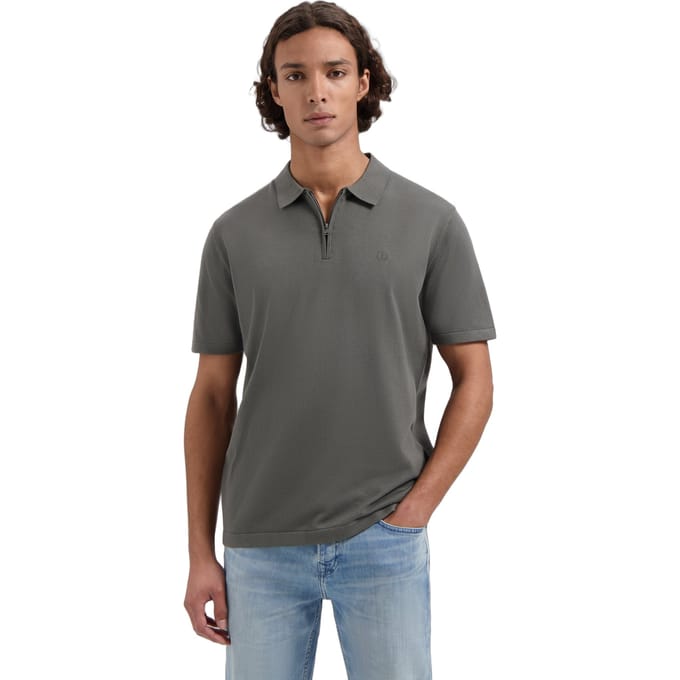 Dstrezzed Ds-dorian Zip Polo Chimera Größe: S | Poloshirts Outlet | Herren