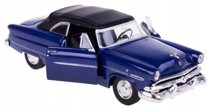 Welly Ford Crestline Sunliner 1:34/39 Metaal Blauw