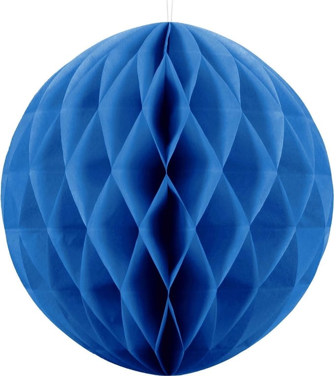 Honeycomb Bal Blauw 20cm