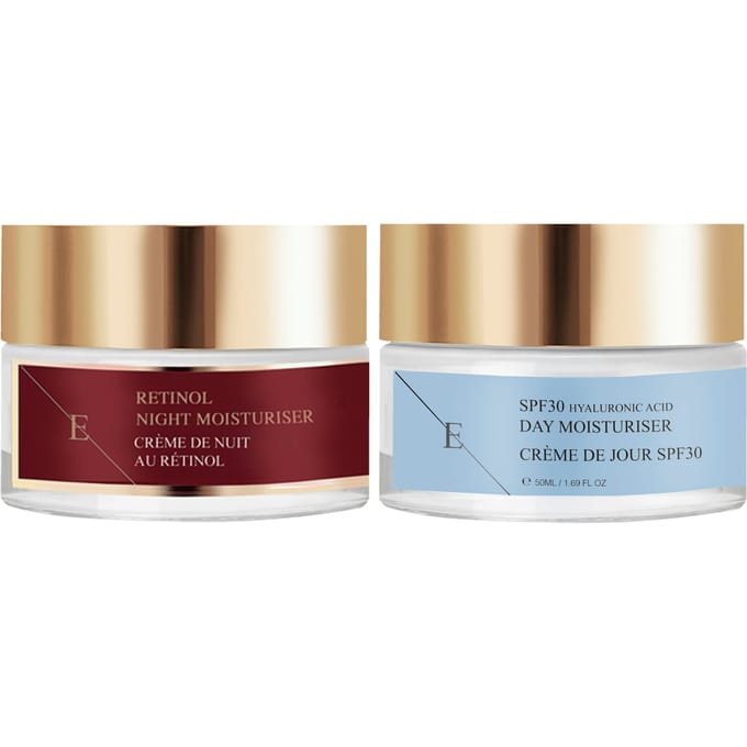 Retinol Nachtcrème 50ml + SPF 30 Hyaluronzuur Dagcrème 50ml