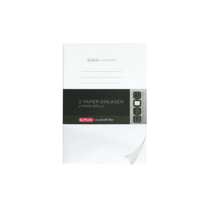 Herlitz my.book schrijfblok & schrift A4 40 vel Zwart, Wit