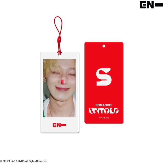 Marque-page lenticulaire 3D ENHYPEN (ROMANCE INÉDITE) red
