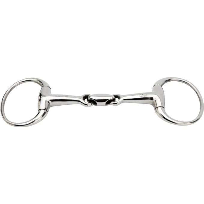 HORKA bustrens dubbel gebroken 18 mm shetland pony maat 15,5