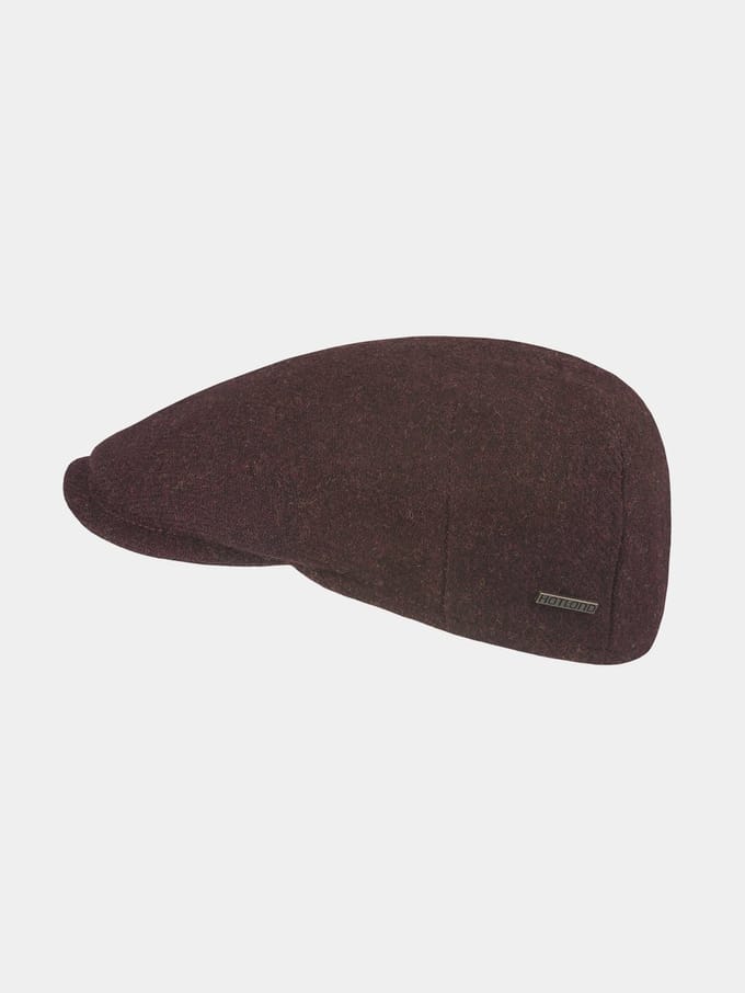 Cid - Wollen flatcap - Bordeaux rood