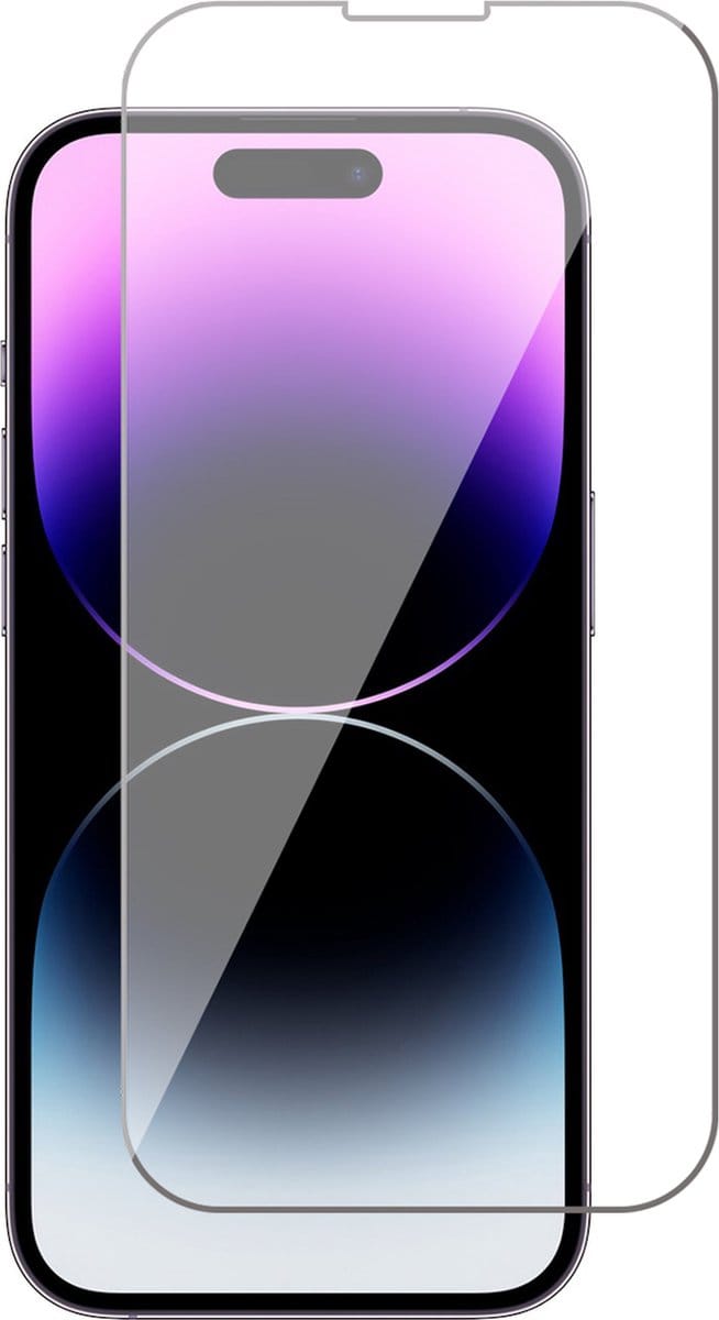 Screenprotector geschikt voor iPhone 14 Pro Max - Gehard Glas Beschermglas Tempered Glass Screen Protector