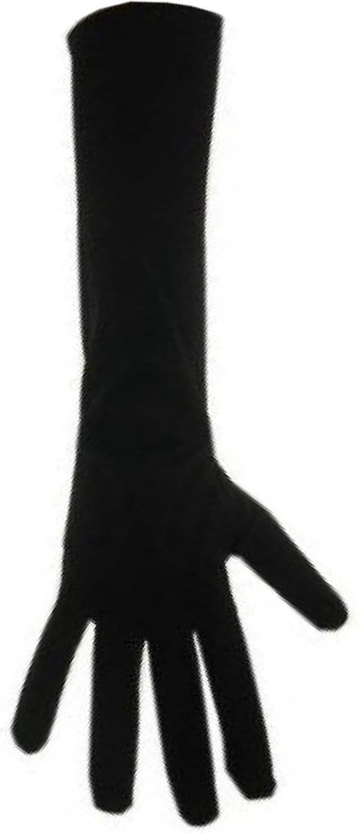 PartyXplosion - Handschoenen - Lang - Zwart - M