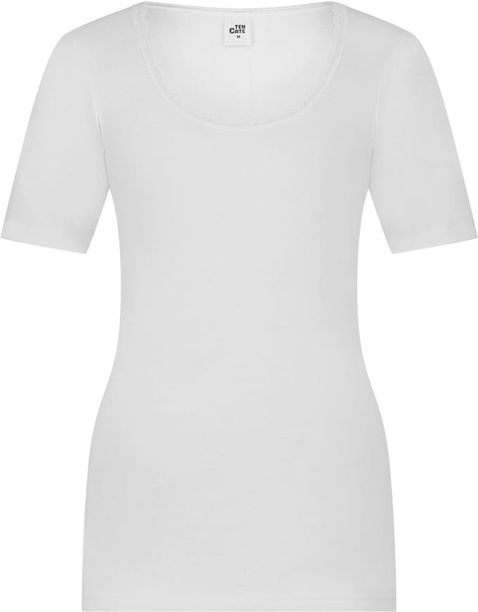 Ten Cate thermo t-shirt lace snow white voor Dames | Maat S