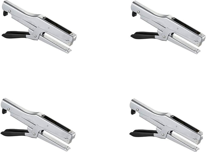 Plier Nietmachine - Tang Nietmachine - Documenten Nieten - Robuuste Constructie - 210 Nietjes - Chroom