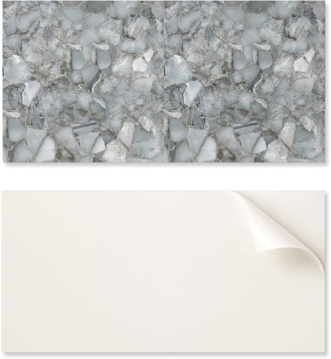 Decoratief zelfklevend vinylpaneel 120x60 cm Steenmozaïek met nerven