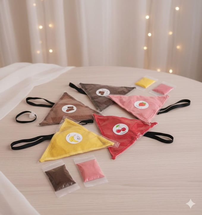 Erotische geschekset snoep-eetbare lingeriesetje - Fruits