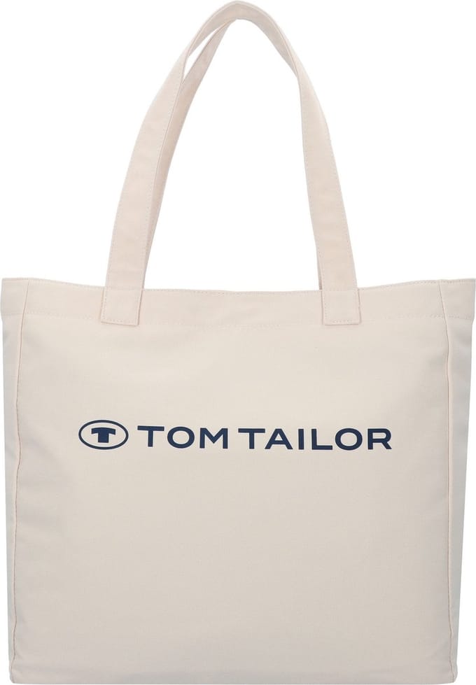 TOM TAILOR Schoudertas Marcy Zip Shopper Beige Crème