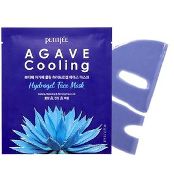 Petitfee, Agave Cooling, Masque Visage Hydrogel, 5 paquets, 32g (1,12 oz) chaque blue