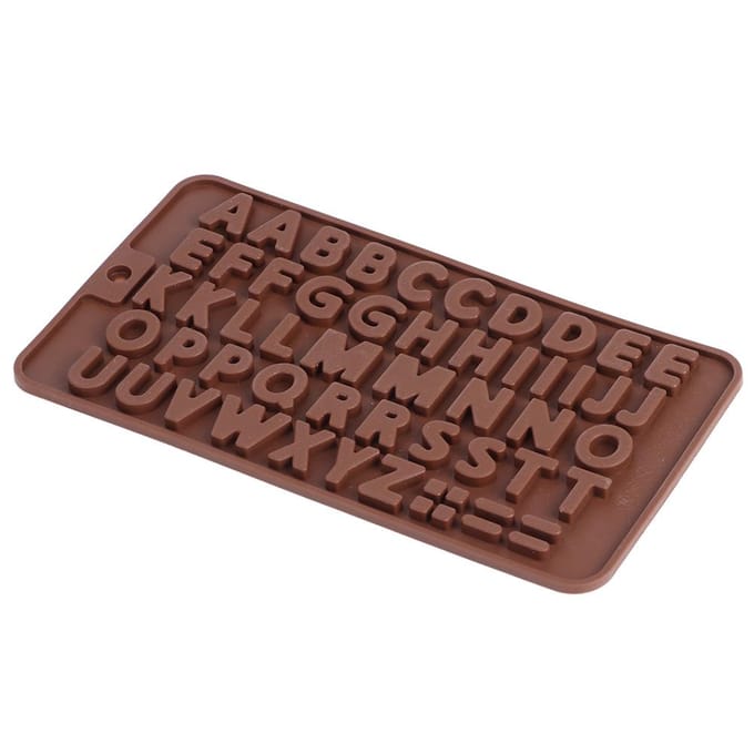 3 Stuks 26 Engelse Letters Vorm Silicone Chocolade Cake Vorm DIY Bakgereedschap Accessoires brown