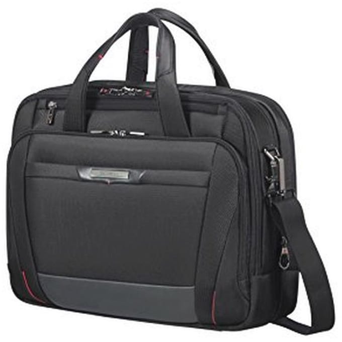 Uitbreidbare laptoptas voor 15,6 inch laptops met meerdere vakken