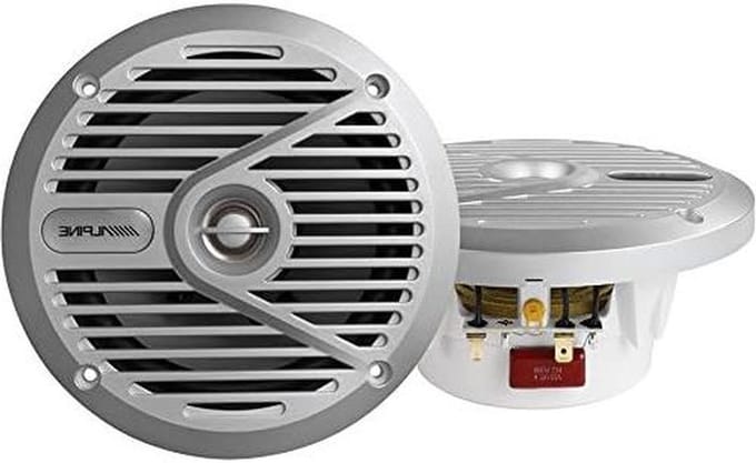 Coaxiale Luidsprekers - Marine Audio - Buiten Geluid - Waterbestendig Ontwerp - 16.5 cm - Zilver