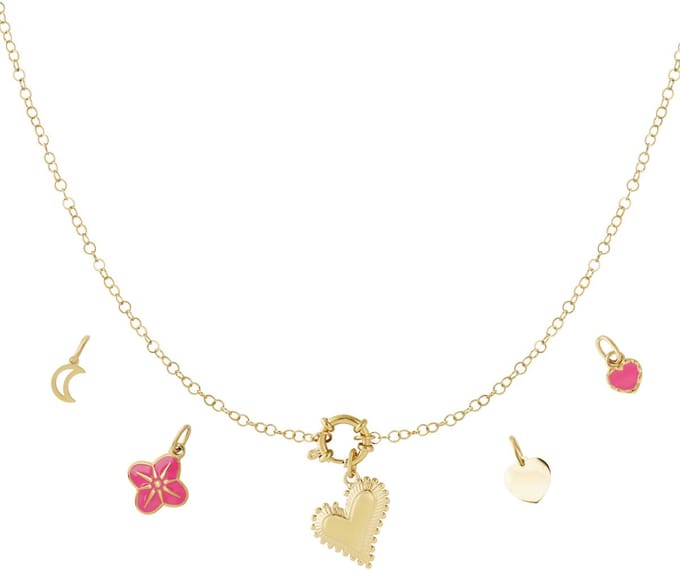 Chunky hart DIY ketting