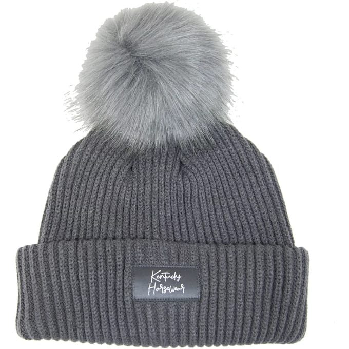 Kentucky Horsewear - Muts pompon grijs