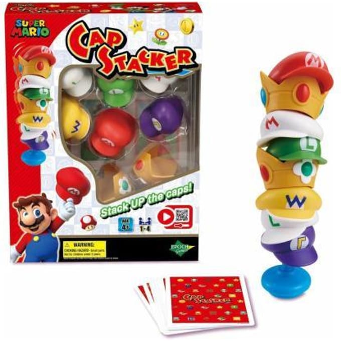 Super Mario Bros Mario Cap Stacker Bord- & kaartspellen Bordspellen