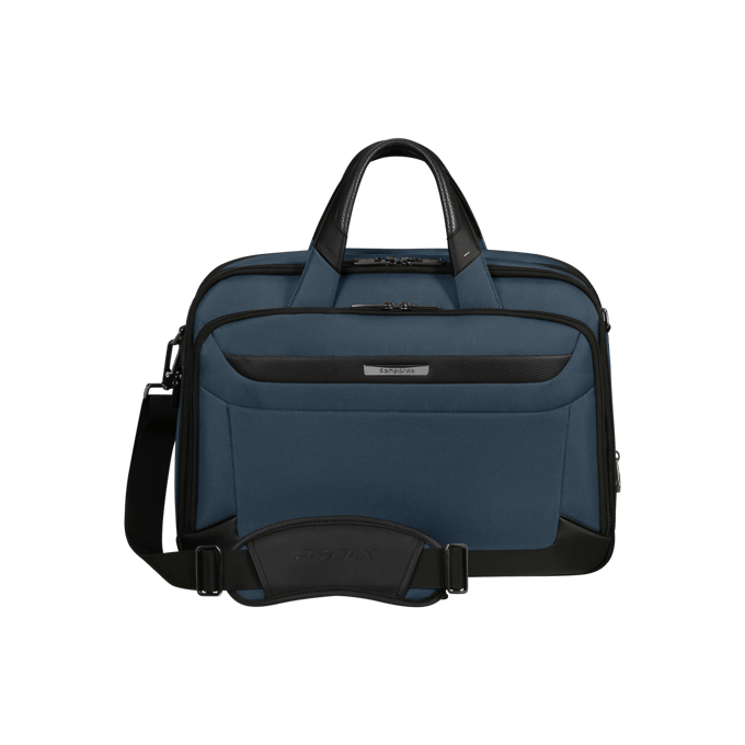 Samsonite Laptopschoudertas - Pro-Dlx 6 Bailhandle 15.6 inch uitbreidbaar16/23 l - Blue
