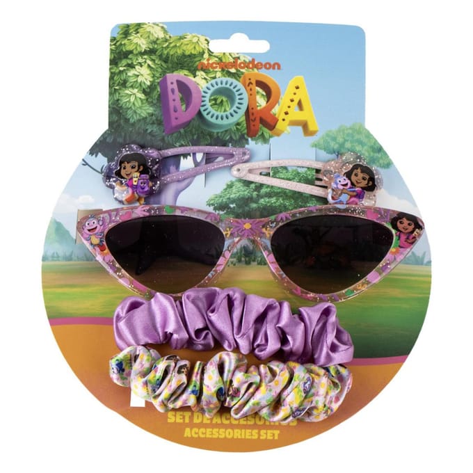 Dora de Ontdekkingsvriend zonnebrillen en haaraccessoireset