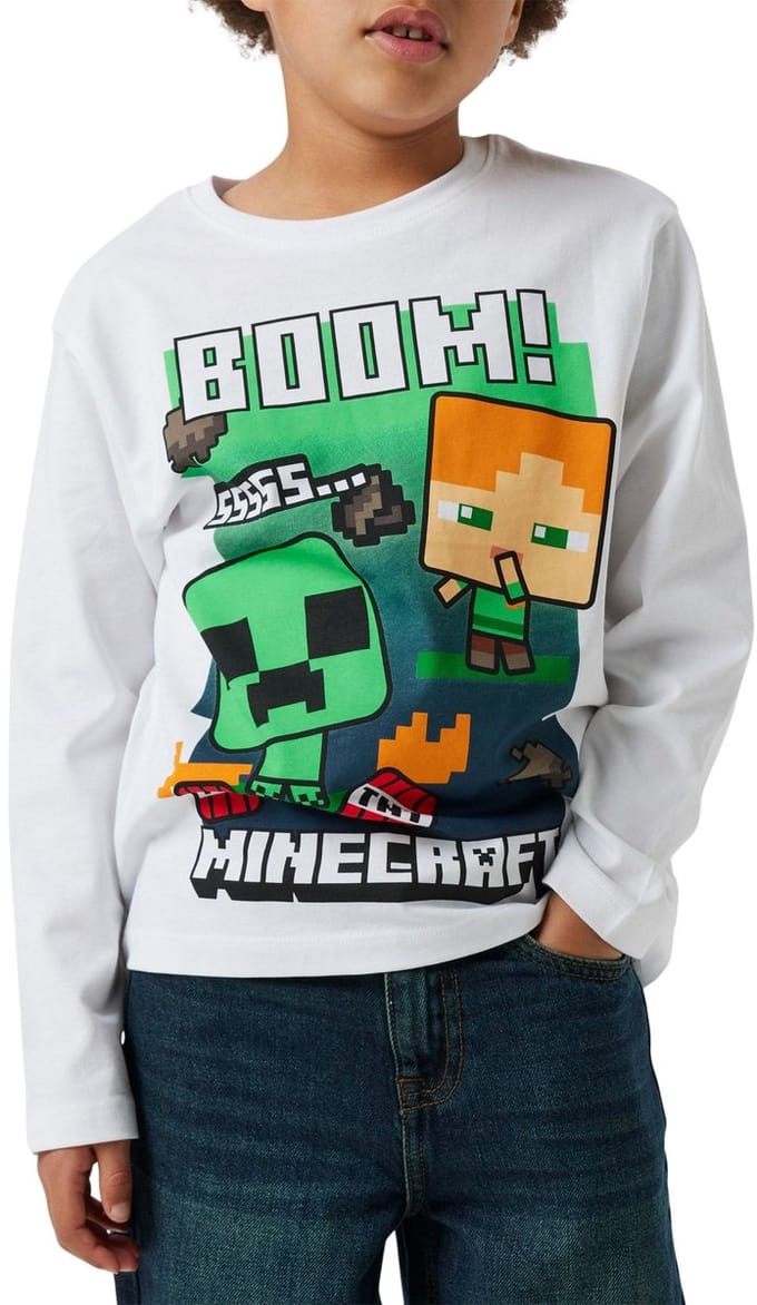 Name It Minecraft LS Shirt Junior - Maat 158/164