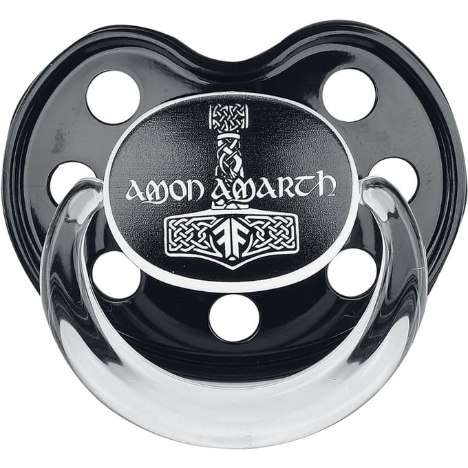 Amon Amarth Metal Kids - Thors Hammer Unisex Speen - zwart - 6-18 Mon.